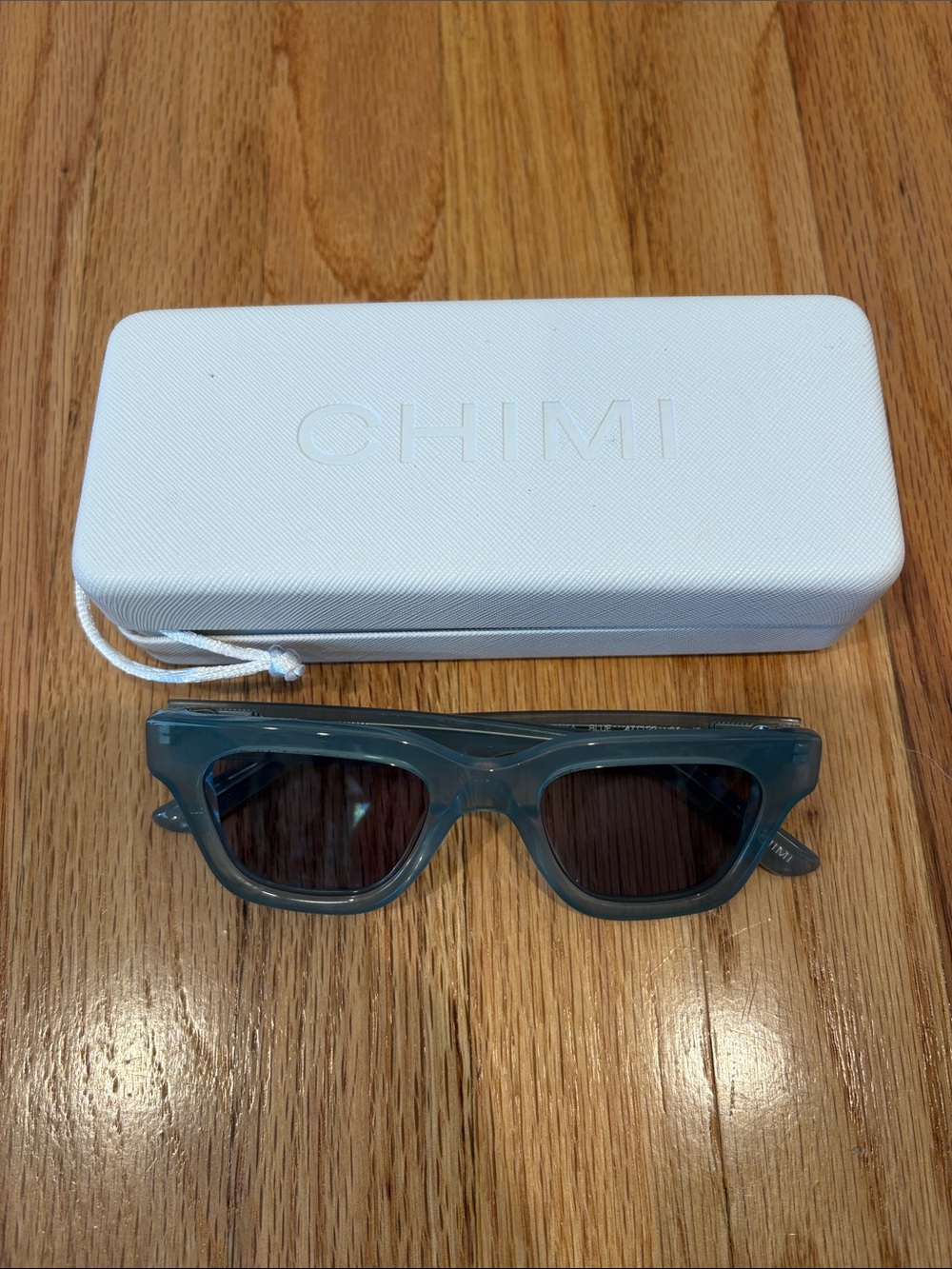 CHIMI Blue Rectangle Wayfarer Sunglasses